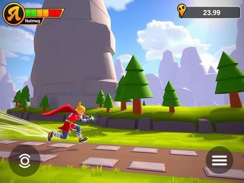 Sprint Warrior Nutmeg Gameplay Screenshot